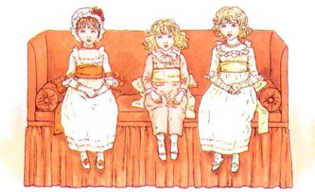 Girls Sitting on Couch