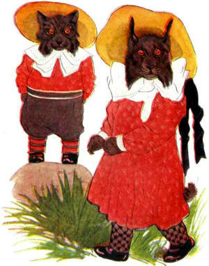 Children Animal Story - Bobcat and Canadian Lynx
